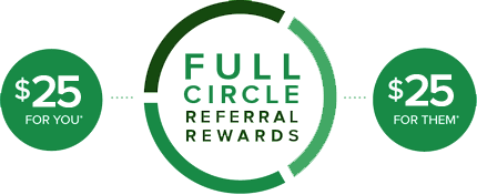 full circle referral rewards program - johnson pest control